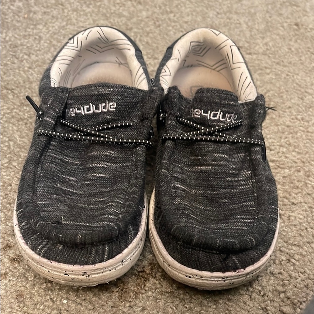 Hey Dude Kids Black Shoes